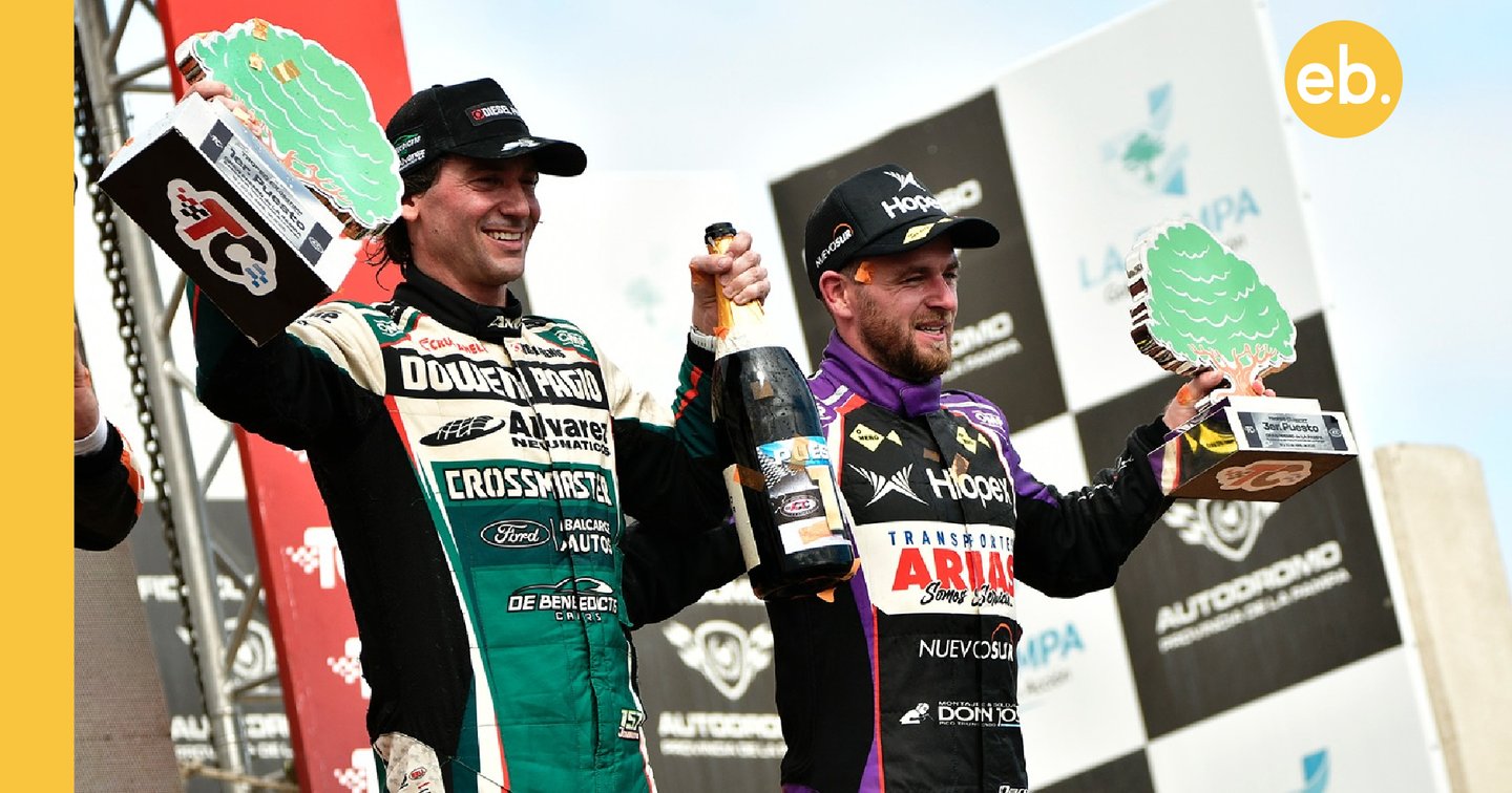Doble podio para el equipo Maquin Parts en la final del TC en La Pampa