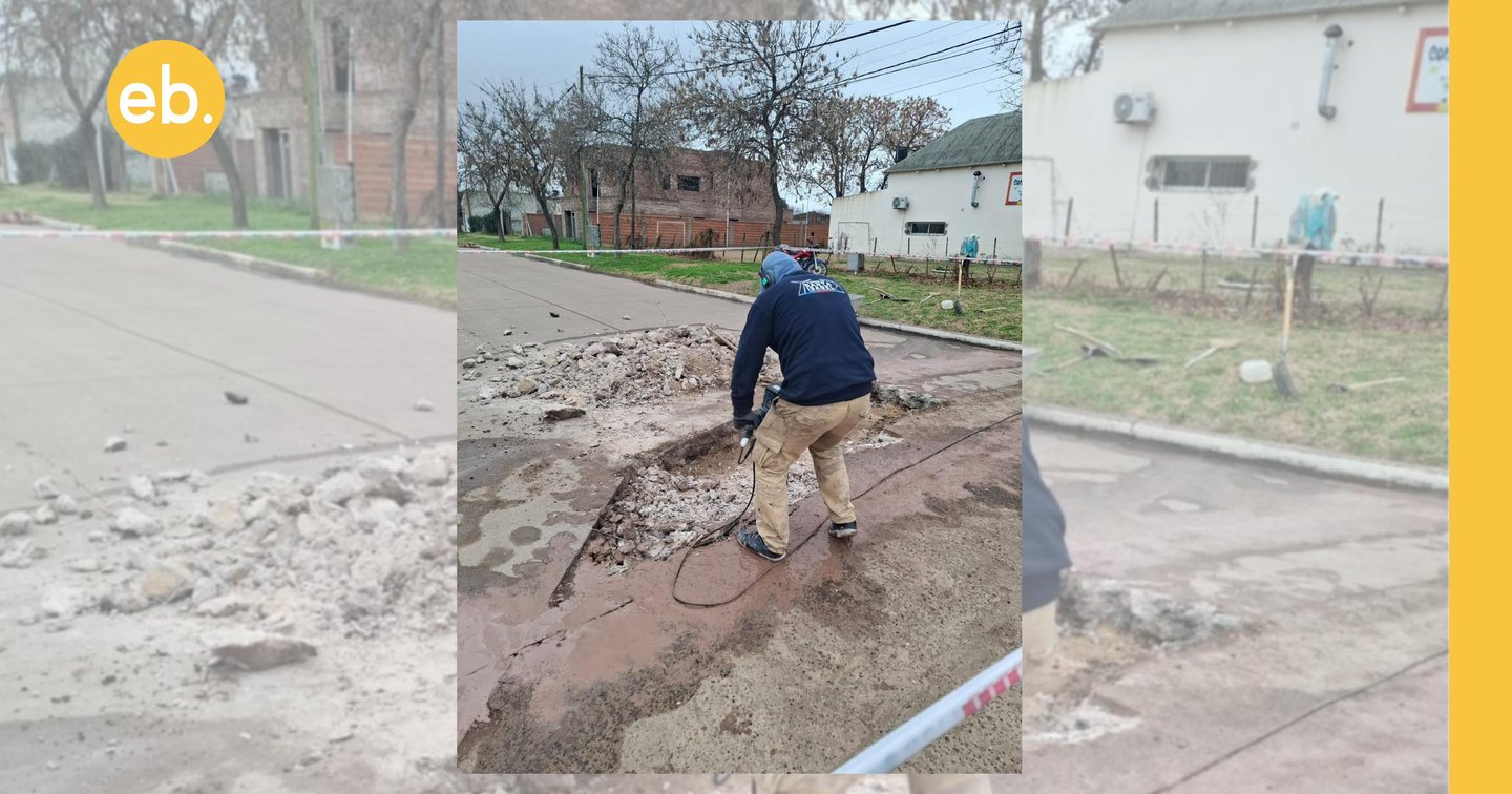 Trabajo y mejoras en las calles de Santa Isabel