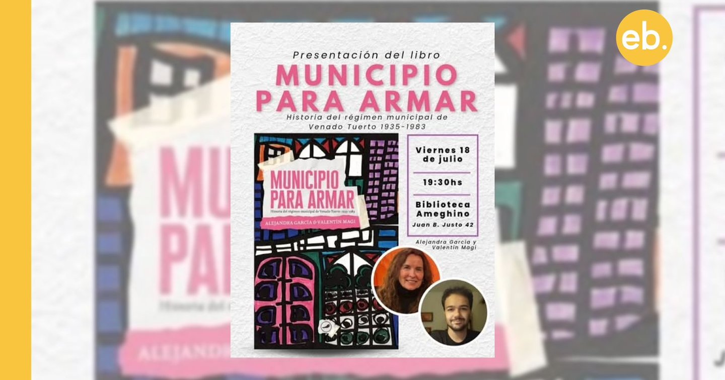 “Municipio para armar” se presenta este viernes en la Biblioteca Ameghino