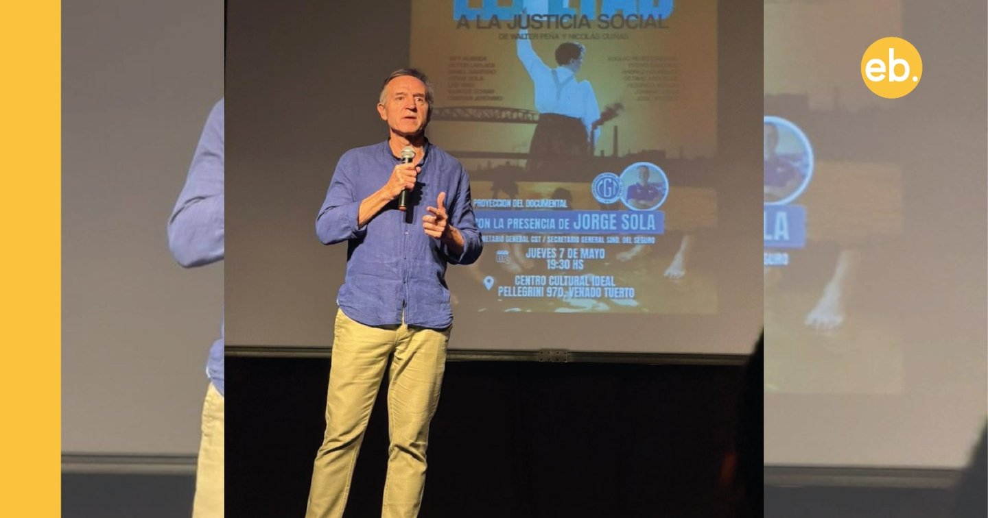 Jorge Sola en Venado Tuerto: "no hay libertad sin Justicia Social"