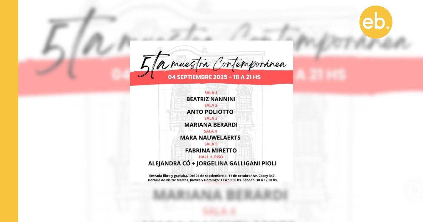 5ta muestra contemporánea en el Museo Internacional de Arte de Venado Tuerto