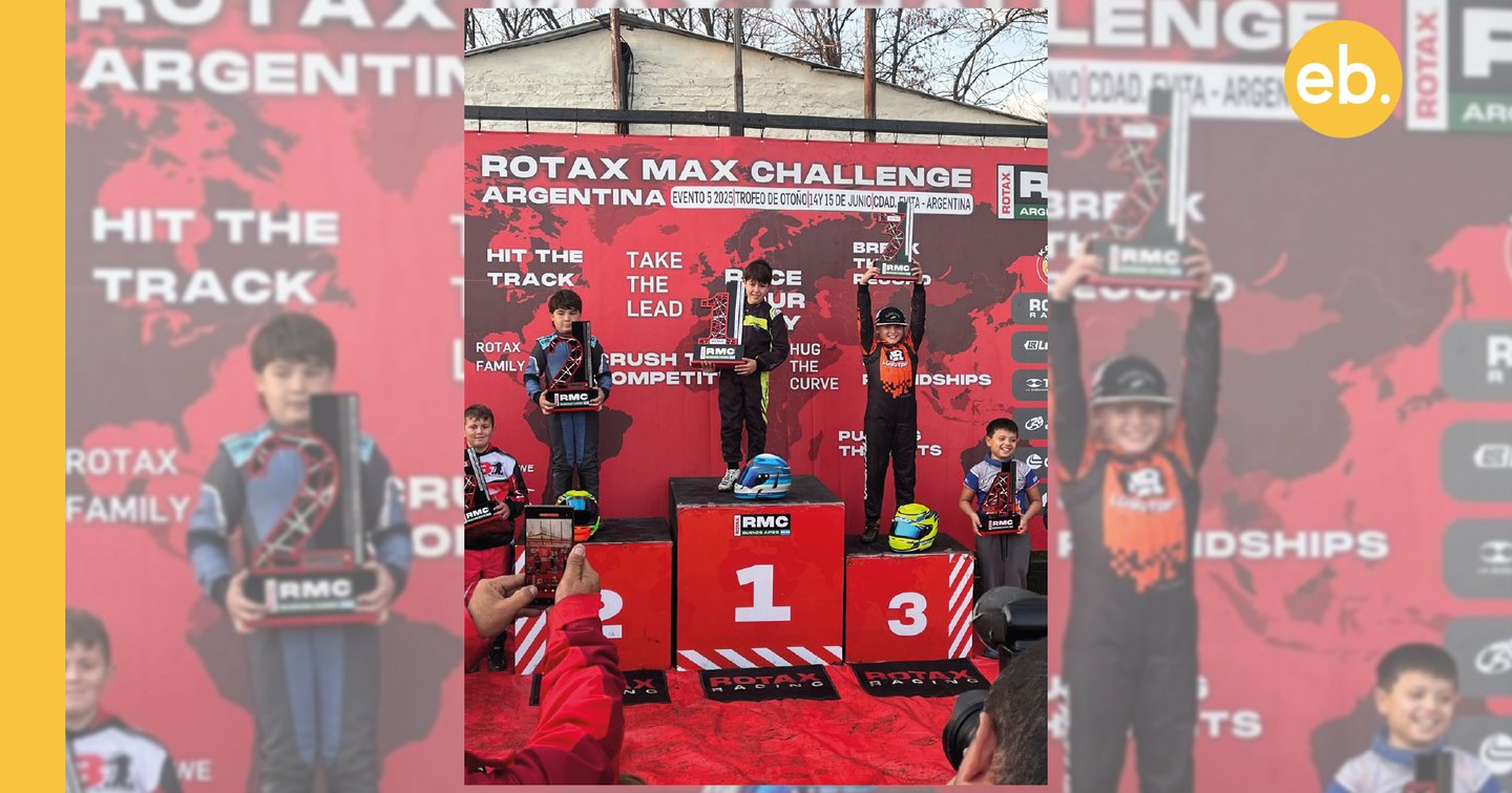 El joven venadense Atilio Trovero logró su primer título en la Micro Max