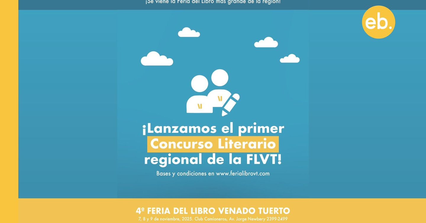 La Feria del Libro de Venado Tuerto anuncia su primer “Concurso literario” para toda la región