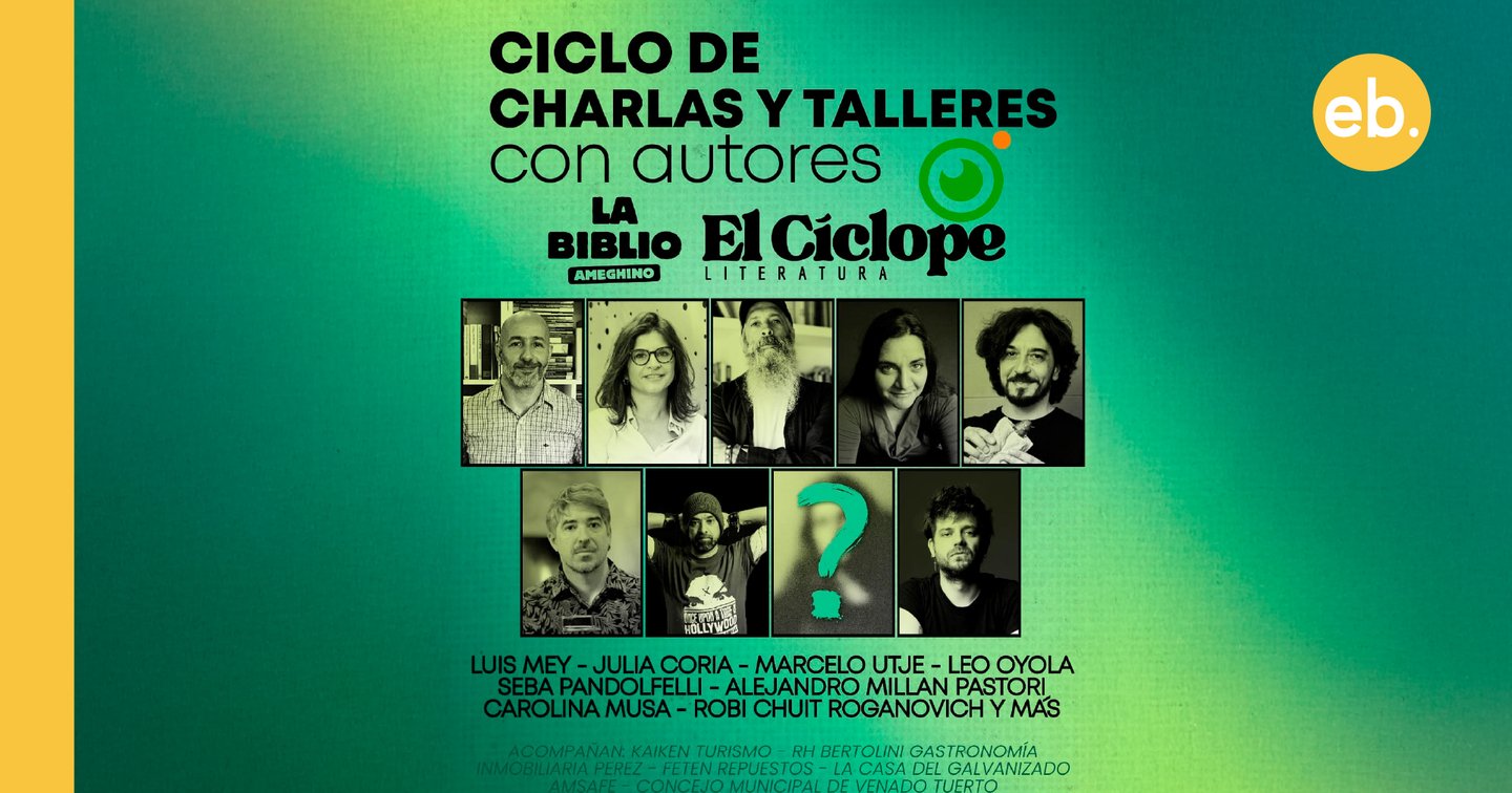 “El Cíclope” anunció un gran ciclo de charlas de literatura para este 2025