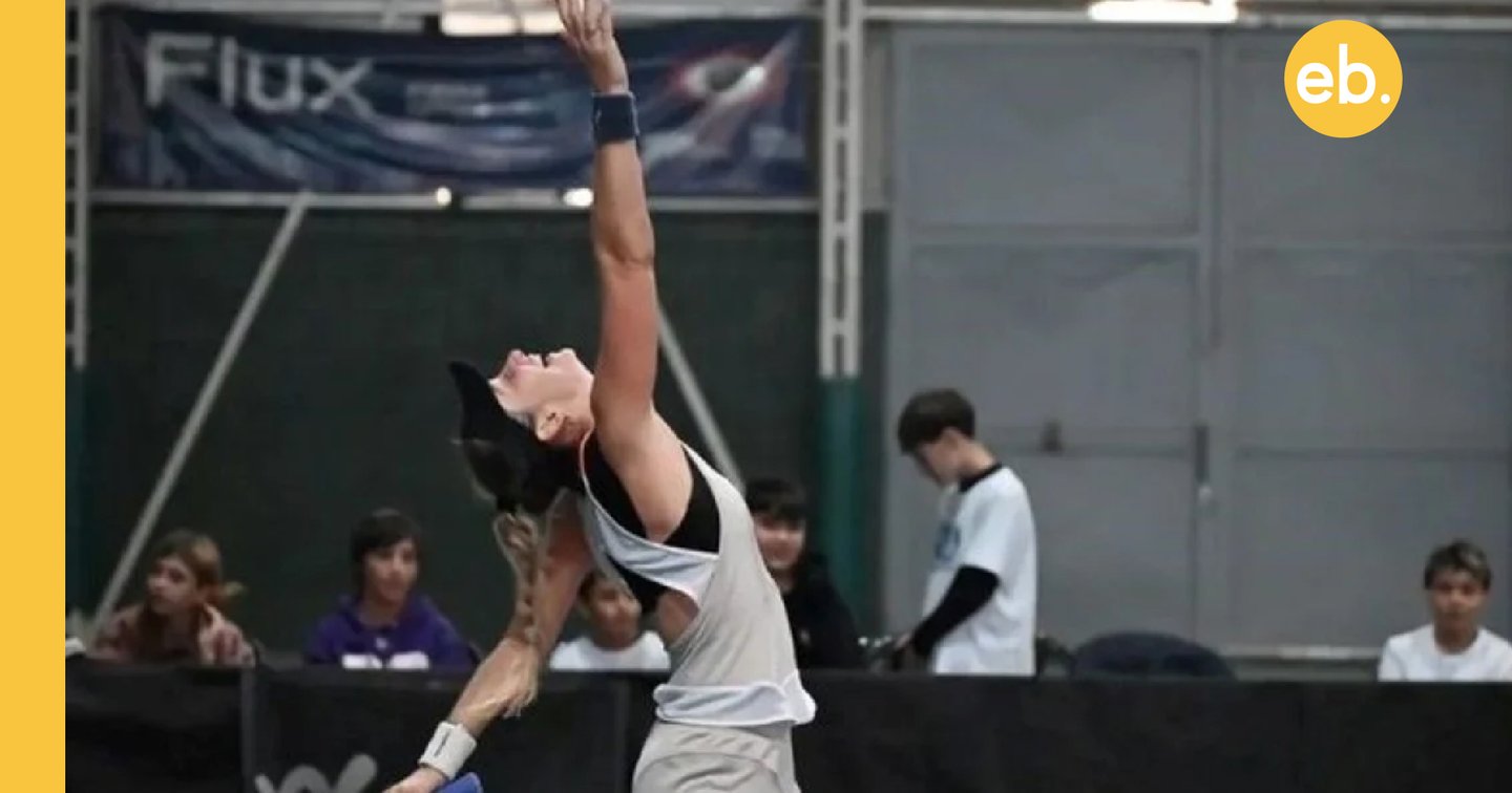 Victoria Bosio, la tenista venadense, campeona de la Copa de Chubut en Trelew