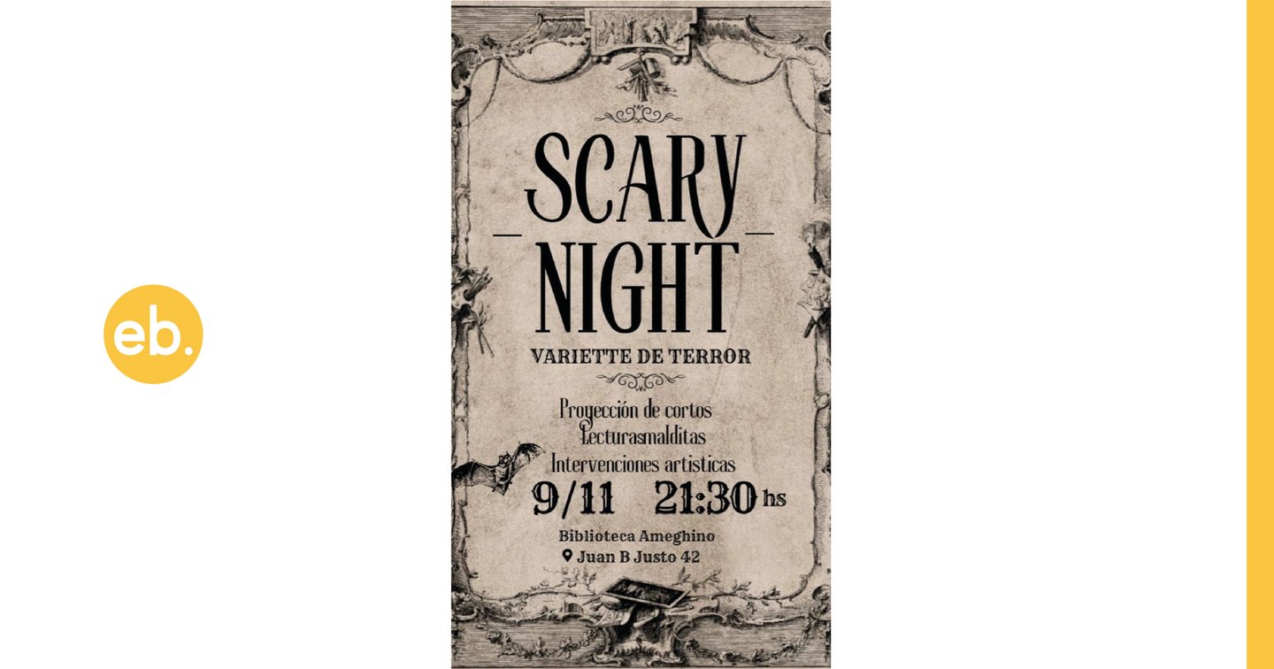 Noche de terror en la Biblioteca Ameghino